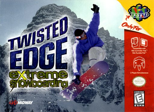 Twisted Edge: Extreme Snowboarding box art