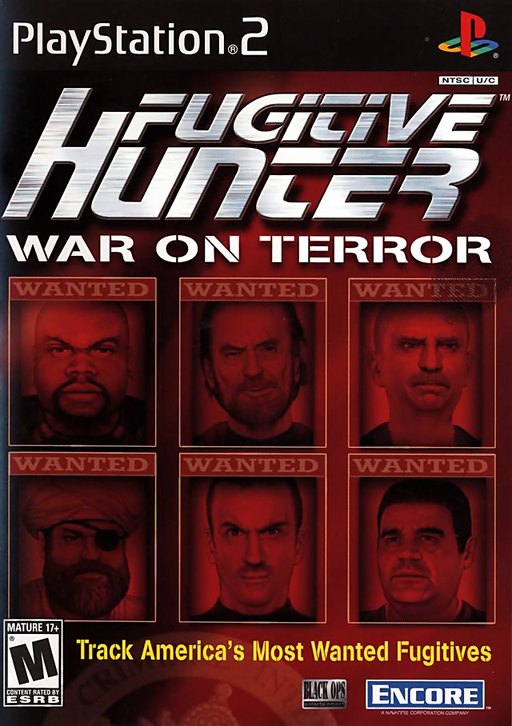 Fugitive Hunter: War on Terror box art