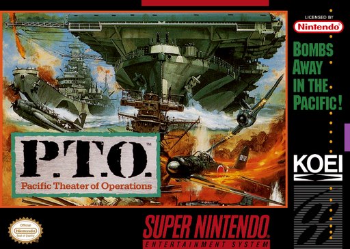 P.T.O.: Pacific Theater of Operations box art