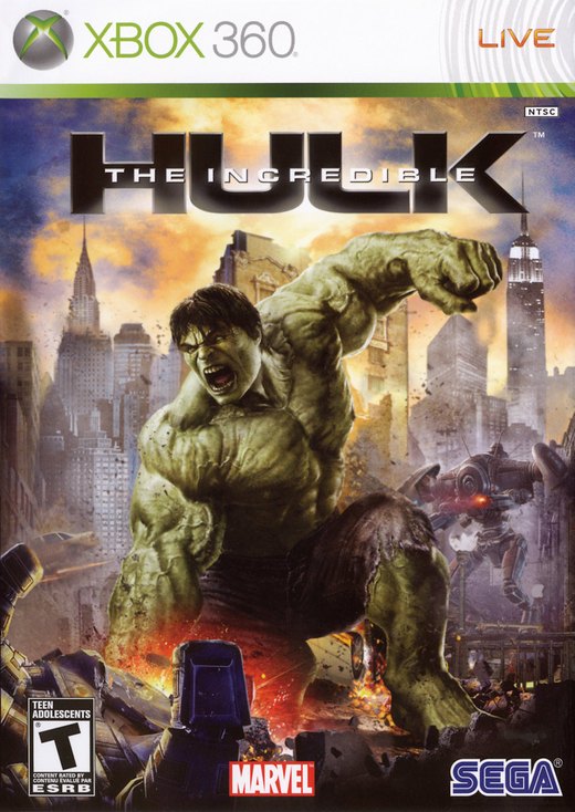 The Incredible Hulk box art