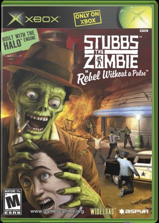 Stubbs the Zombie in Rebel Without a Pulse box art