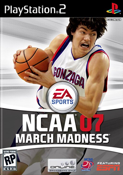 NCAA March Madness 07 box art