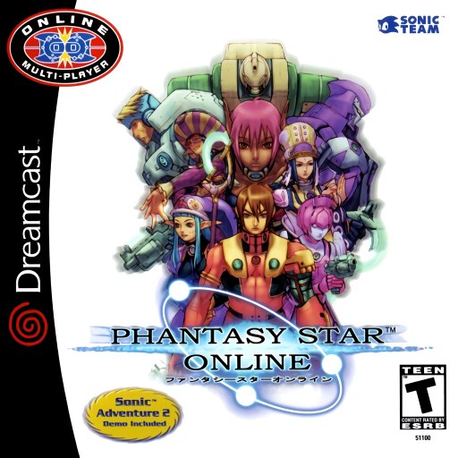 Phantasy Star Online box art