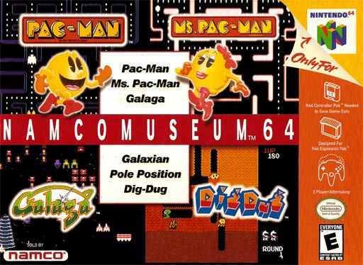 Namco Museum 64 box art