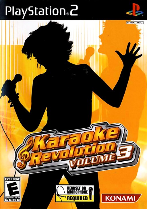 Karaoke Revolution Volume 3 box art