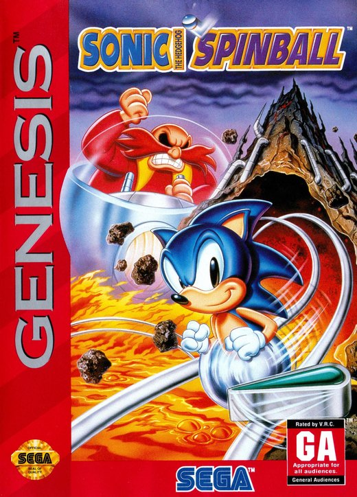 Sonic the Hedgehog Spinball box art