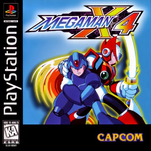 Mega Man X4 box art