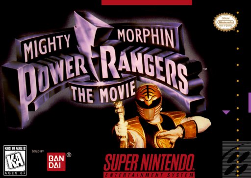 Mighty Morphin Power Rangers: The Movie box art