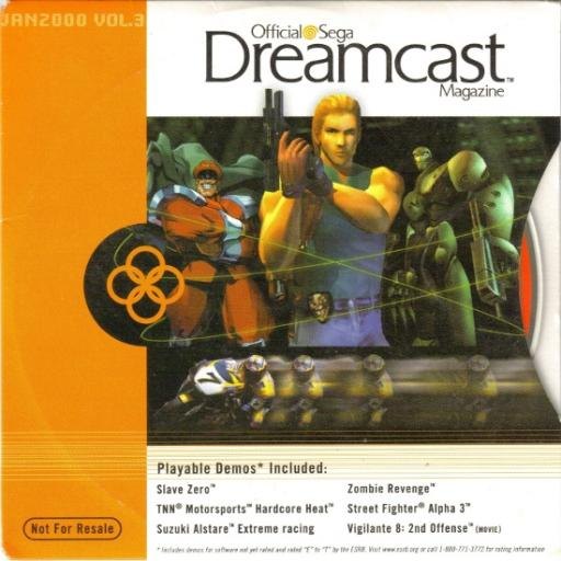 Official Sega Dreamcast Magazine Vol. 3: January 2000 box art