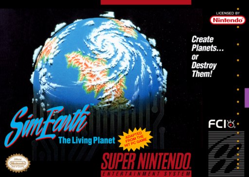 SimEarth: The Living Planet box art