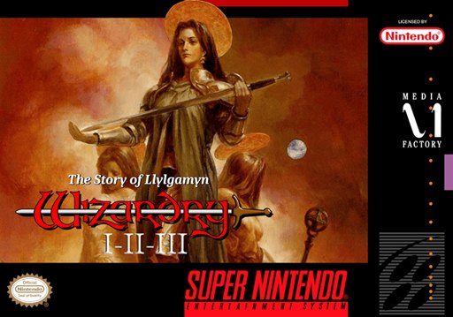 Wizardry I-II-III: Story of Llylgamyn box art