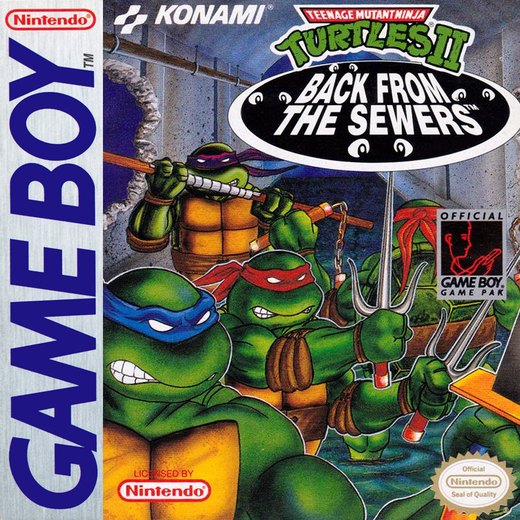 Teenage Mutant Ninja Turtles II: Back from the Sewers box art