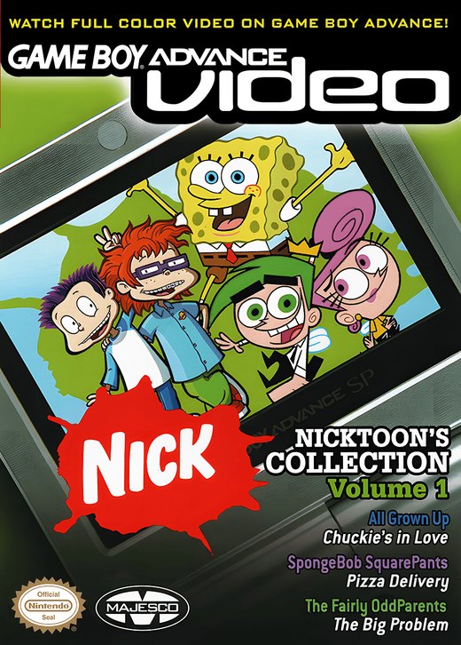 Game Boy Advance Video: Nicktoons Collection: Volume 1 box art