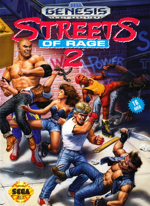 Streets of Rage 2 box art