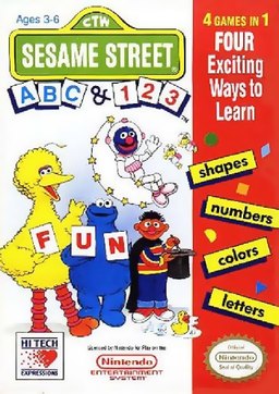 Sesame Street: ABC _ 123 box art