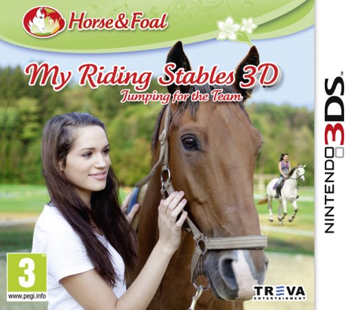 My Riding Stables 3D: Jumping for the Team box art