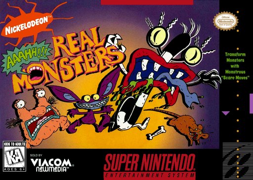 Aaahh!!! Real Monsters box art
