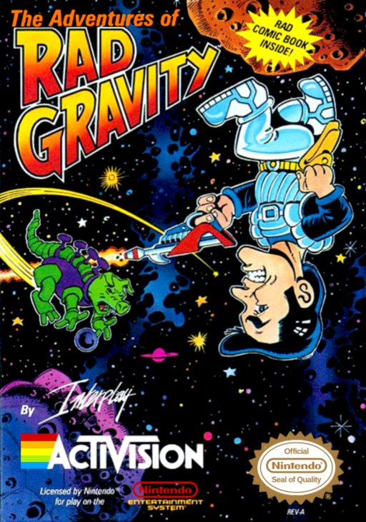 The Adventures of Rad Gravity box art