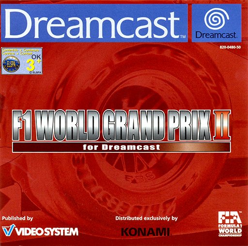F1 World Grand Prix II for Dreamcast box art