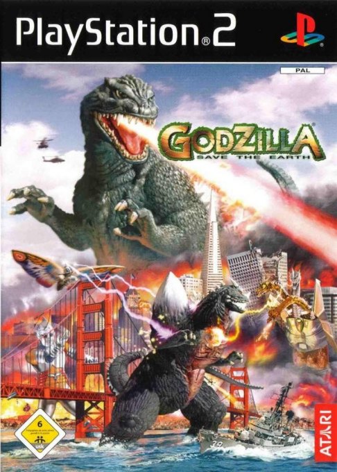 Godzilla: Save the Earth box art