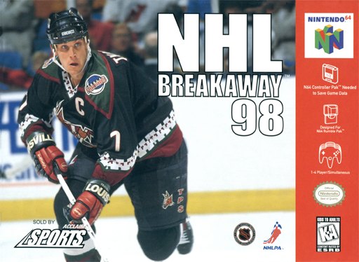 NHL Breakaway 98 box art