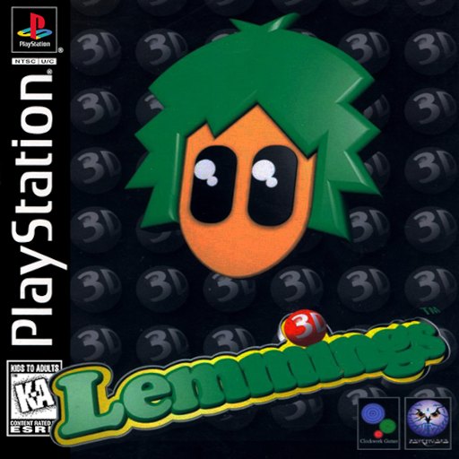 3D Lemmings box art
