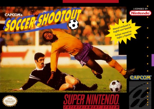 Capcom's Soccer Shootout box art