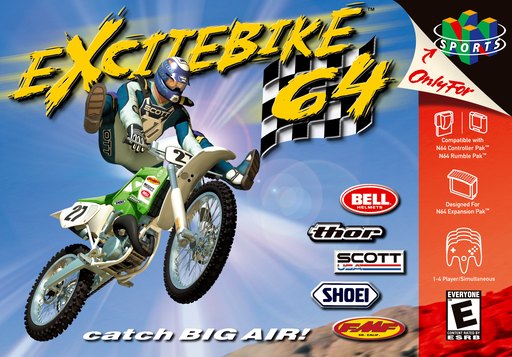 Excitebike 64 box art