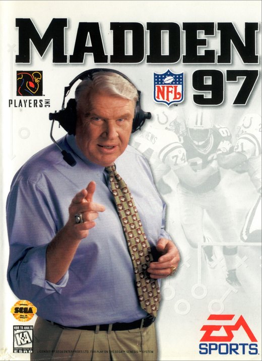 Madden NFL 97 box art