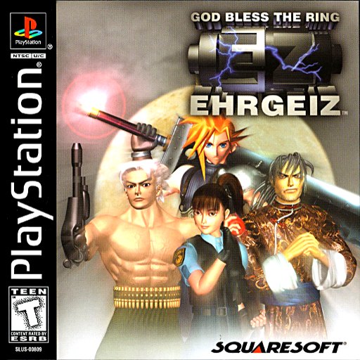 Ehrgeiz: God Bless the Ring box art