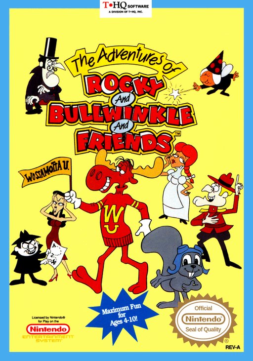 The Adventures of Rocky and Bullwinkle and Friends box art