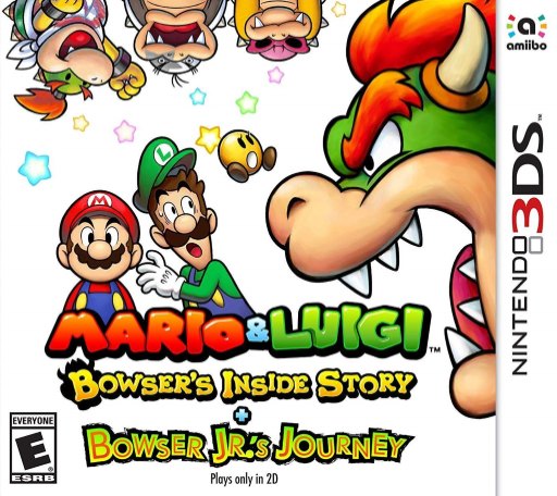 Mario _ Luigi: Bowser's Inside Story + Bowser Jr.'s Journey box art