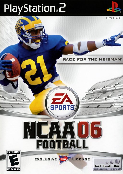 NCAA Football 06 box art