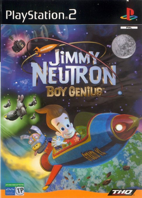 Nickelodeon The Adventures of Jimmy Neutron: Boy Genius: Jet Fusion box art