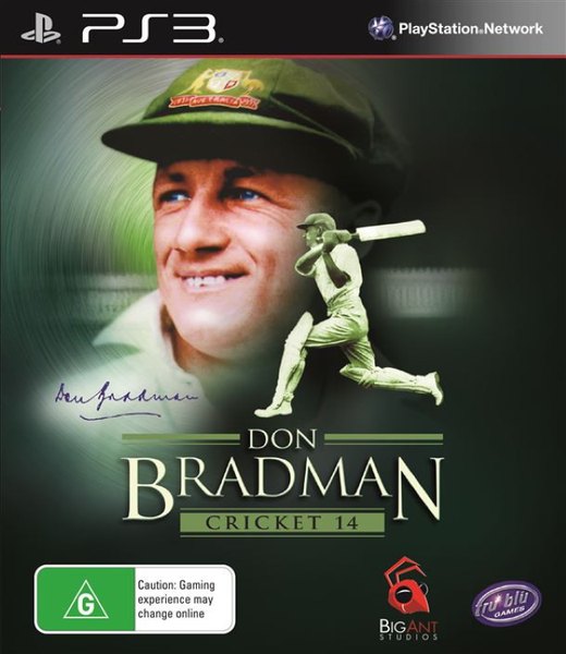 Don Bradman Cricket 14 box art