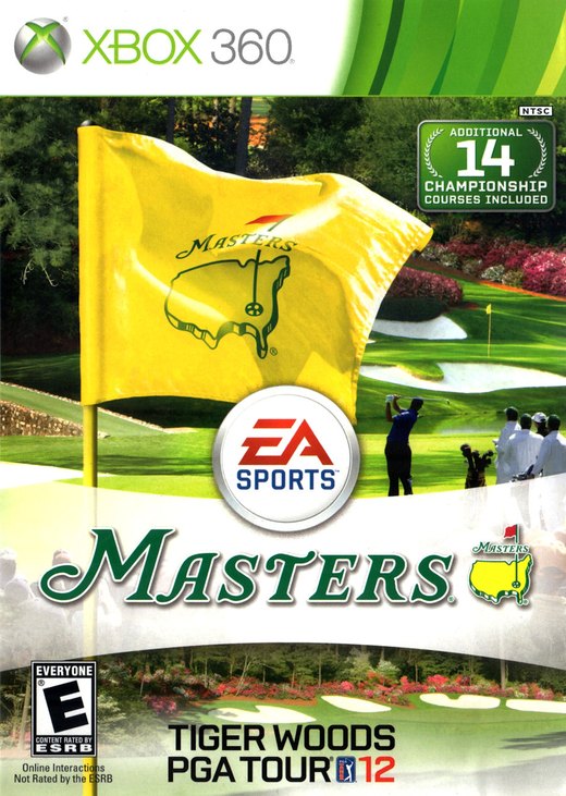 Tiger Woods PGA Tour 12: The Masters box art