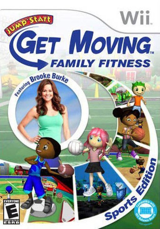 JumpStart Get Moving Family Fitness box art