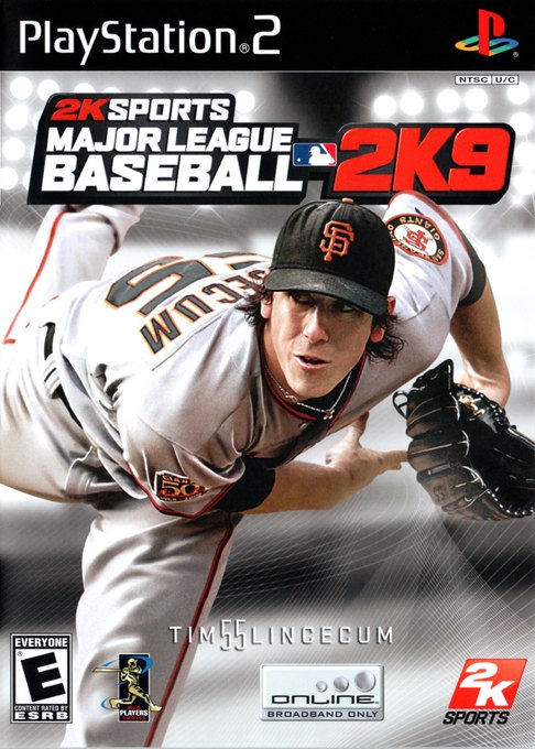 Major League Baseball 2K9 box art