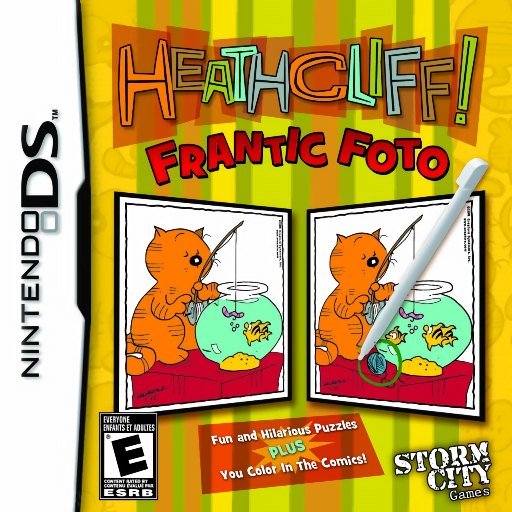 Heathcliff!: Frantic Foto box art