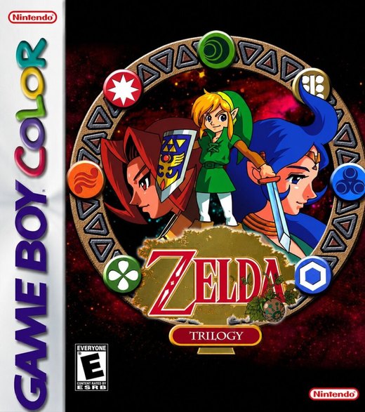 Zelda: GBC Trilogy box art