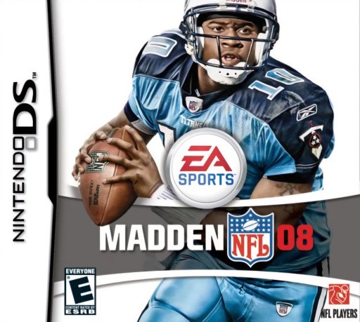 Madden NFL 08 box art