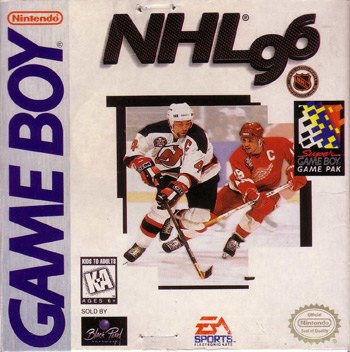NHL 96 box art