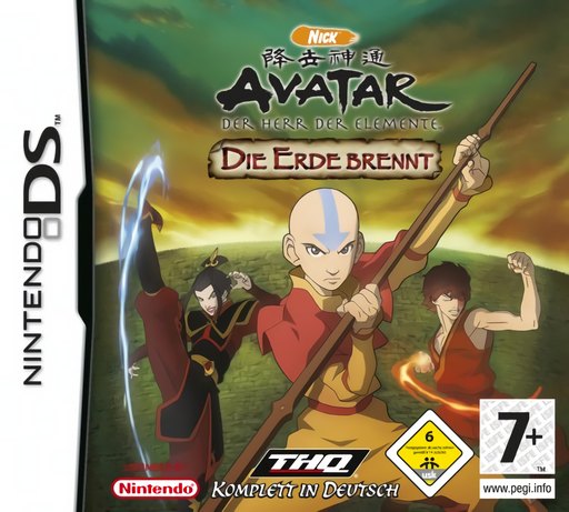 Avatar: Der Herr der Elemente: Die Erde Brennt box art