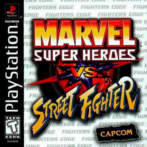 Marvel Super Heroes vs. Street Fighter box art
