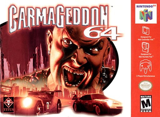 Carmageddon 64 box art