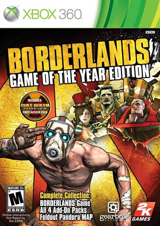 Borderlands: Game of the Year Edition box art