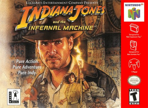 Indiana Jones and the Infernal Machine box art
