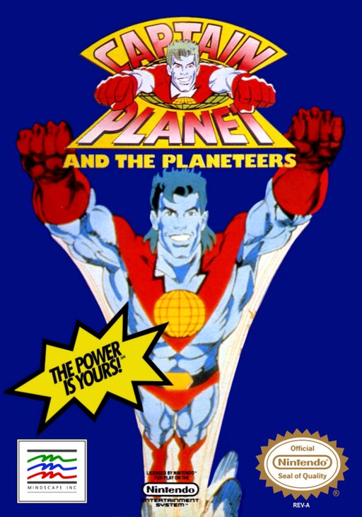 Captain Planet and the Planeteers box art