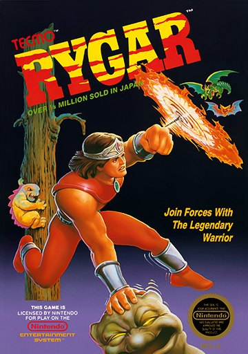 Rygar box art