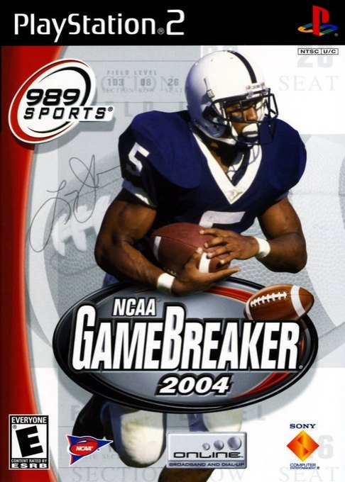 NCAA GameBreaker 2004 box art